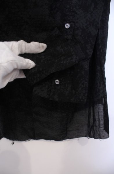 画像3: KMRii / Snake シャツ 1 ブラック O-26-01-31-037-KM-sh-YM-OS (3)