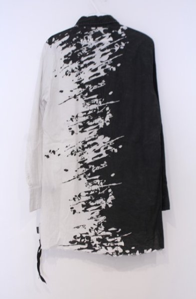 画像4: KMRii / Infusion Magnolia　シャツ 1 ユーズドブラックｘホワイト O-26-01-31-039-KM-sh-YM-OS (4)