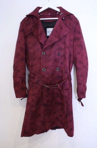 画像1: BUFFALO BOBS / DUOMO(ドゥオーモ)マイクロスエードコート 3-4 ボルドー O-26-01-31-005-BU-ou-YM-OS (1)