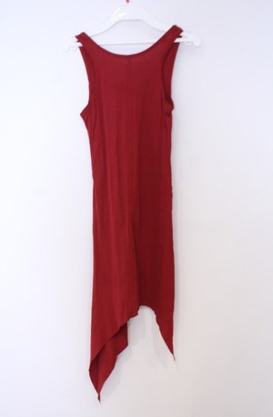 画像4: ROYAL FLASH / アシンメトリーロングタンクトップ F レッド O-26-01-31-042-RO-to-YM-OS (4)