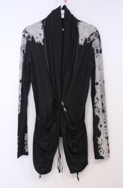 画像1: KMRii / Magnolia　マグノリアカーディガン 1 ブラック O-26-01-31-044-KM-to-YM-ZT013 (1)