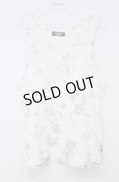 画像1: TORNADO MART / フラワープリントテレコタンクトップ  ホワイト O-26-01-31-046-TO-to-YM-ZT0203 (1)