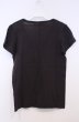 画像3: SHARE SPIRIT / デビットスカルTシャツ 36（レディース） ブラック（ダークブラウン系） O-26-01-31-050-SH-ts-YM-OS (3)