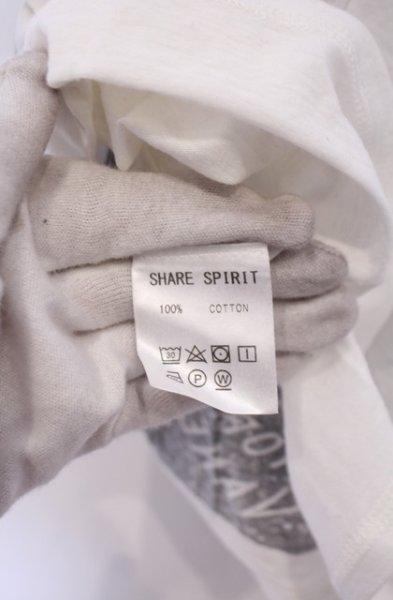 画像4: SHARE SPIRIT / JEAN.B Tシャツ S ホワイト O-26-01-31-051-SH-to-YM-OS (4)