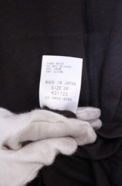 画像4: SHARE SPIRIT / QUEEN Tシャツ 36 ブラック（ダークブラウン系） O-26-01-31-053-SH-ts-YM-OS (4)