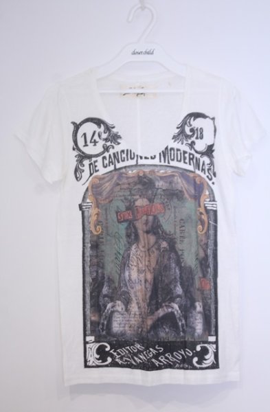 画像1: SHARE SPIRIT / QUEEN Tシャツ 36（レディース） ホワイト O-26-01-31-054-SH-ts-YM-OS (1)