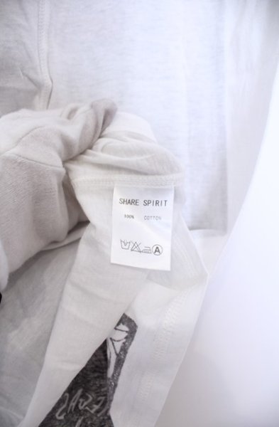画像4: SHARE SPIRIT / QUEEN Tシャツ 36（レディース） ホワイト O-26-01-31-054-SH-ts-YM-OS (4)