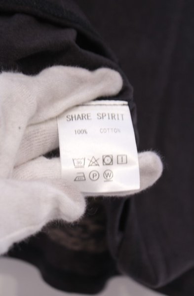 画像4: SHARE SPIRIT / オニスカル Tシャツ S ブラック（ダークブラウン系） O-26-01-31-056-SH-ts-YM-OS (4)