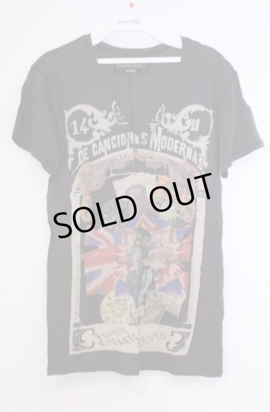 画像1: SHARE SPIRIT / PISTOLS Tシャツ S ブラック（ダークブラウン系） O-26-01-31-058-SH-ts-YM-ZT115 (1)