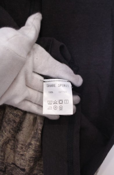 画像4: SHARE SPIRIT / PISTOLS Tシャツ S ブラック（ダークブラウン系） O-26-01-31-058-SH-ts-YM-OS (4)