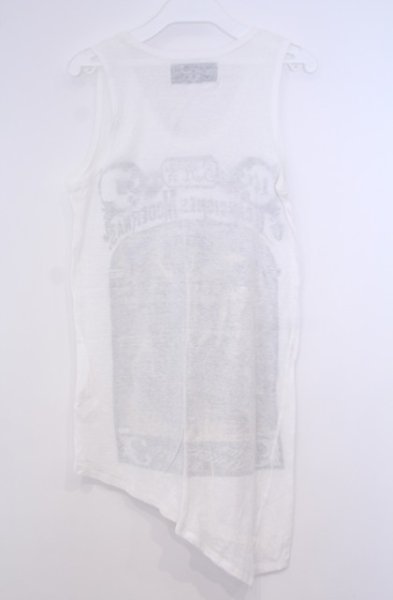 画像3: SHARE SPIRIT / シルクハットスカル タンクトップ S ホワイト O-26-01-31-060-SH-ts-YM-OS (3)