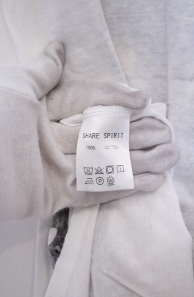 画像4: SHARE SPIRIT / シルクハットスカル タンクトップ S ホワイト O-26-01-31-060-SH-ts-YM-OS (4)