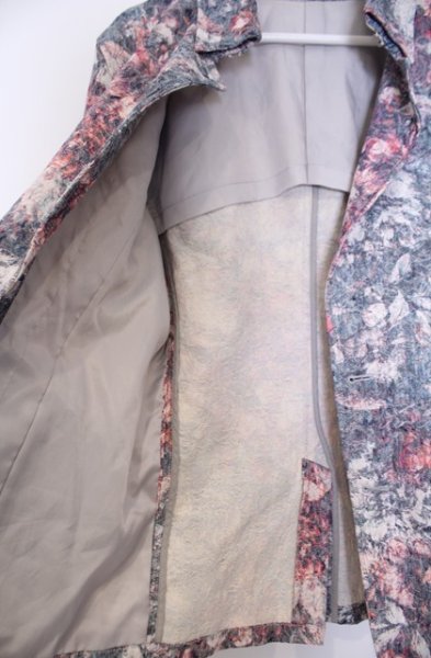 画像5: TORNADO MART / フラワージャガード返し襟ジャケット LL ピンク系 O-26-01-31-006-TO-ja-YM-OS (5)