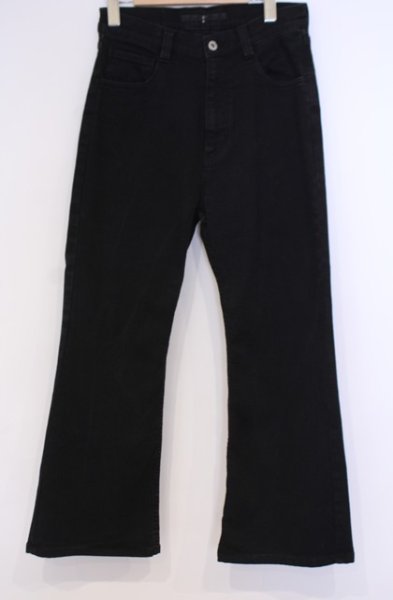 画像1: NO ID. / アルティメットストレッチデニムフレアパンツ 2 ブラック O-26-01-31-065-NO-pa-YM-OS (1)