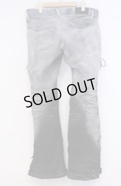 画像3: TORNADO MART / グラデレースアップベルボトムパンツ LL グレーｘブラック O-26-01-31-067-TO-pa-YM-OS (3)