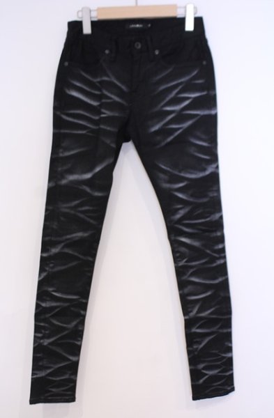 画像1: CIVARIZE / ストレッチ入りパールバインダー立体加工スキニーデニムパンツ S ブラック O-26-01-31-068-CI-pa-YM-OS (1)