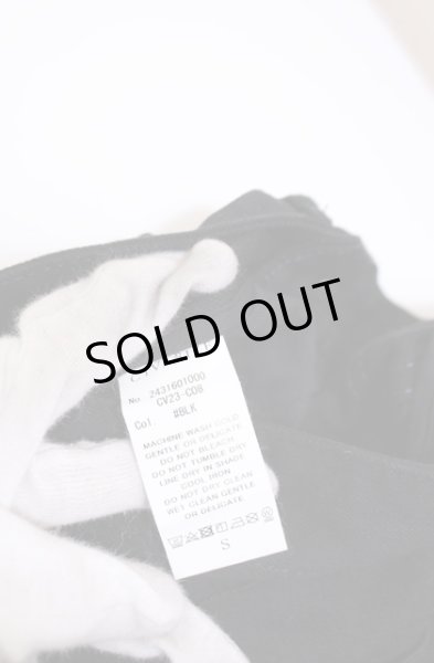 画像4: CIVARIZE / ストレッチ入りパールバインダー立体加工スキニーデニムパンツ S ブラック O-26-01-31-068-CI-pa-YM-ZT276 (4)