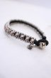 画像2: gunda / BUBBLE SKULL BR ブレスレット  シルバーｘシルバーｘブラック O-26-01-31-074-gu-ac-YM-OS (2)