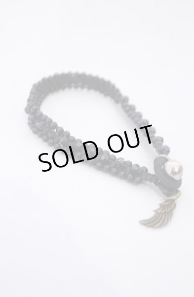 画像2: gunda / BUBBLE BR ブレスレット  ブラックｘブラックｘアンティークゴールド O-26-01-31-075-gu-ac-YM-OS (2)