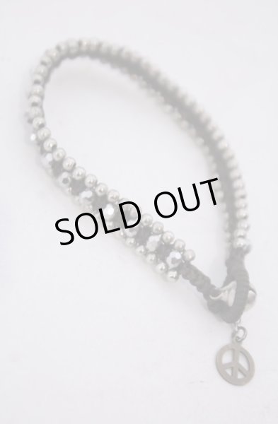 画像2: gunda / BUBBLE BR ブレスレット  ブラウンｘシルバーｘシルバー O-26-01-31-077-gu-ac-YM-OS (2)