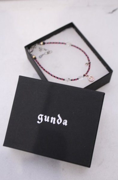 画像2: gunda / GALAXY BR　ブレスレット  ブラックｘピンクｘゴールド O-26-01-31-080-gu-ac-YM-OS (2)