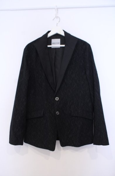 画像1: BUFFALO BOBS / COZZA-SPECIALE(コッザ-スペチアーレ)イタリアンカラージャケット 3-4 ブラック O-26-01-31-008-BU-ja-YM-OS (1)