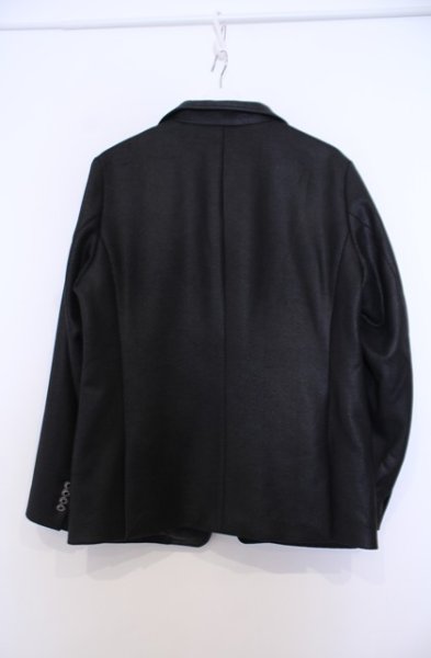 画像3: BUFFALO BOBS / COZZA-LEATHER LOOK(コッザ レザールック)イタリアンカラージャケット 3-4 ブラック O-26-01-31-009-BU-ja-YM-OS (3)