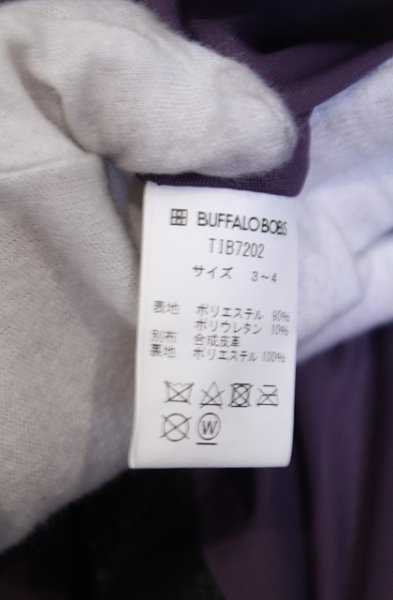 画像4: BUFFALO BOBS / COZZA-LEATHER LOOK(コッザ レザールック)イタリアンカラージャケット 3-4 ブラック O-26-01-31-009-BU-ja-YM-OS (4)