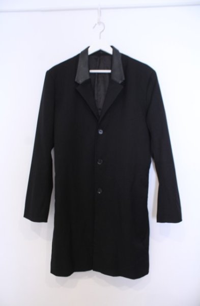 画像1: NO ID. BLACK / TRストレッチスタンドラペルチェスタージャケット 3 ブラック O-26-01-31-010-NO-ou-YM-OS (1)