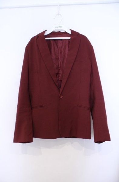 画像1: God of Roses / ピークドラペルテーラードジャケット 1 ワイン O-26-01-31-011-Go-ja-YM-OS (1)