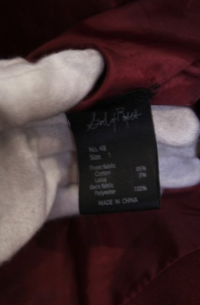 画像4: God of Roses / ピークドラペルテーラードジャケット 1 ワイン O-26-01-31-011-Go-ja-YM-OS (4)