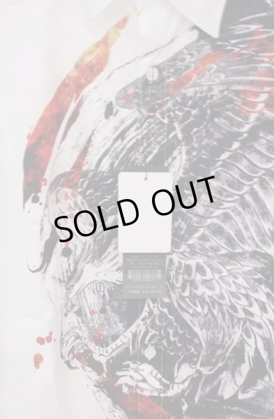 画像2: TORNADO MART / ジャポネスクプリントシャツ LL ホワイト O-26-01-31-013-TO-sh-YM-ZT275 (2)