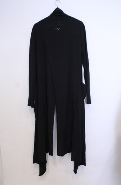 画像3: First Aid to the injured / バックスリットロングカーディガン 3 ブラック O-26-01-31-015-TA-to-YM-OS (3)