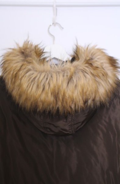 画像3: ZARA / ドロップショルダーナイロンコート EU L カーキ O-26-01-31-002-ZA-ou-YM-OS (3)