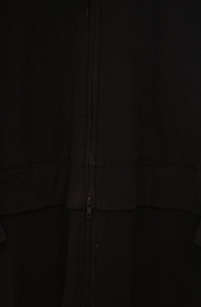 画像2: LAD MUSICIAN / レイヤードロングジップパーカー L ブラック O-26-01-31-017-LA-to-YM-OS (2)