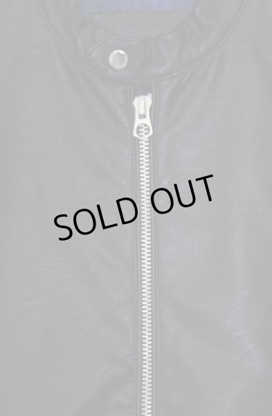 画像2: JURY BLACK / PUシングルライダースジャケット M ブラック O-26-01-31-018-JU-ja-YM-OS (2)