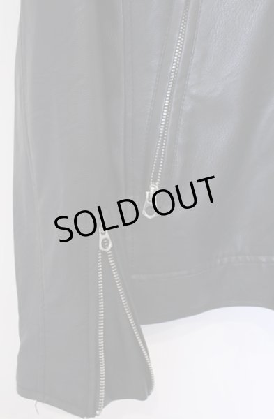 画像3: JURY BLACK / PUシングルライダースジャケット M ブラック O-26-01-31-018-JU-ja-YM-OS (3)