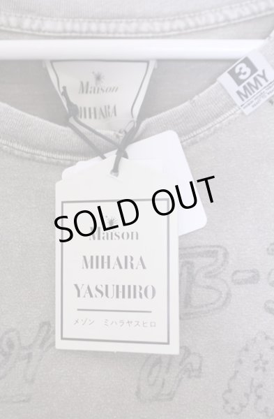画像3: MAISON MIHARA YASUHIRO / BLEACHED TEE（ブリーチドTシャツ） 48 グレー O-26-02-03-021-KU-ts-YM-OS (3)
