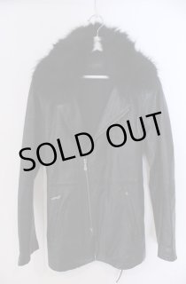 TORNADO MART / レオパードストレッチクインクルシャツ L ブラック O