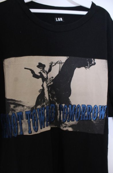 画像2: LGB / HSC/SHOOT TOWARD TOMORROW!/U ユニセックスTシャツ F ブラック O-26-02-03-025-LG-ts-YM-OS (2)