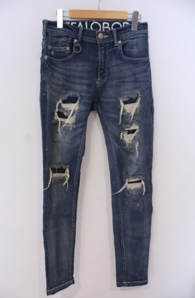 画像1: BUFFALO BOBS / FAIRMONT BURST-VILOFT(フェアモント バースト-バイロフト)ストレッチスキニーデニムパンツ 2 インディゴ O-26-02-03-029-BU-pa-YM-OS (1)