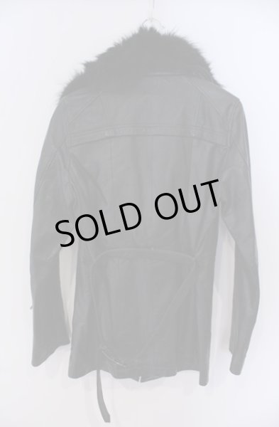 画像5: TORNADO MART / ゴートネイキッドクロココート M ブラック O-26-02-03-003-TO-ou-YM-OS (5)