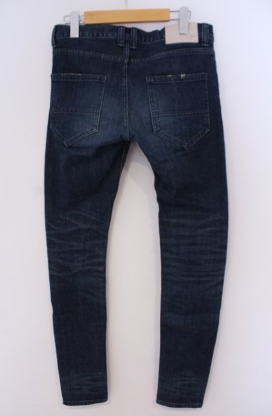 画像5: NO ID. / ストレッチデニムUSED加工スキニーデニムパンツ 1 インディゴ O-26-02-03-030-NO-pa-YM-OS (5)