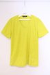 画像1: TORNADO MART / ボタニカルパイル半袖VネックTシャツ M イエロー O-26-02-03-036-TO-ts-YM-OS (1)