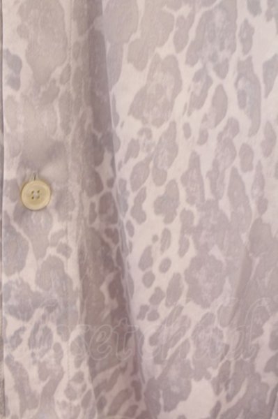 画像3: TORNADO MART / レオパードプリントラウンジシャツ 0 シルバー O-26-02-03-037-TO-sh-YM-OS (3)