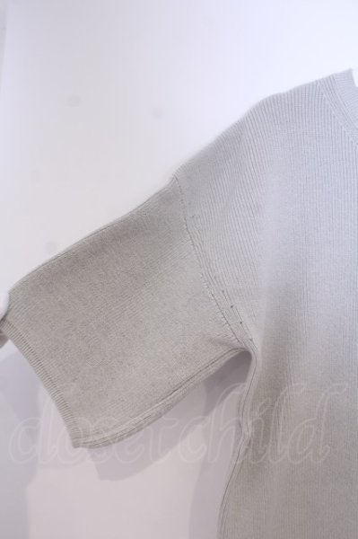 画像2: GOSTAR DE FUGA / 畦編みニットソー 44 グレー O-26-02-03-040-GO-to-YM-OS (2)