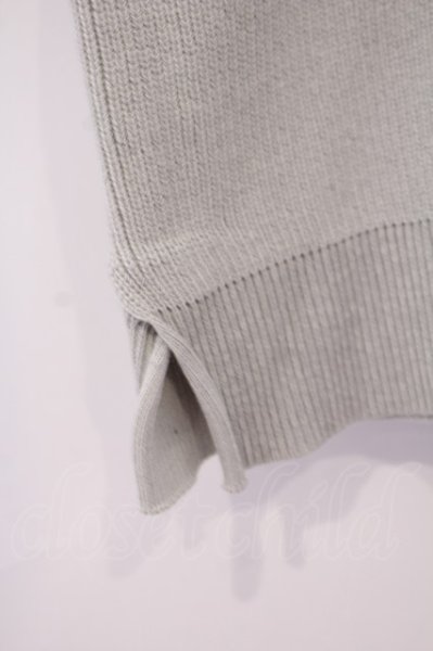 画像3: GOSTAR DE FUGA / 畦編みニットソー 44 グレー O-26-02-03-040-GO-to-YM-OS (3)