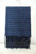 画像1: FUGA / MIXフリンジニットマフラー  ブルー O-26-02-03-1001-FU-0-YM-OS (1)