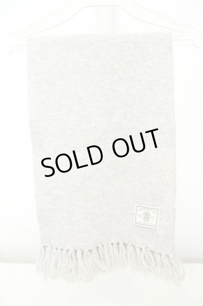 画像1: GOSTAR DE FUGA / フリンジウールカラーマフラー  グレー O-26-02-03-1006-GO-0-YM-ZT0206D (1)