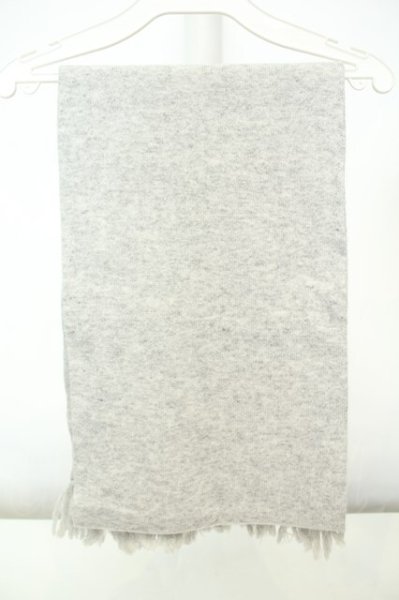 画像3: GOSTAR DE FUGA / フリンジウールカラーマフラー  グレー O-26-02-03-1006-GO-0-YM-OS (3)